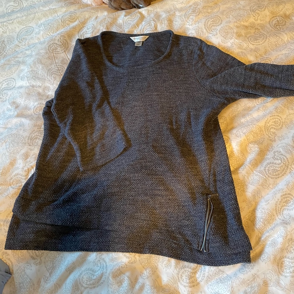 Dark blue shirt